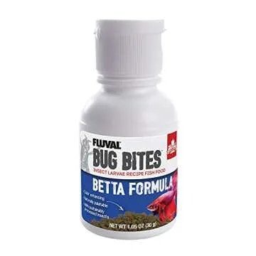 Fluval Bug Bites Betta Fish Food for Healthy Fish