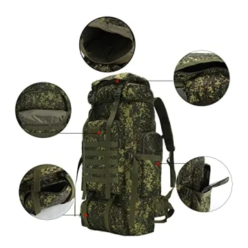 W WINTMING 70L Hiking Backpack Durable and Comfortable