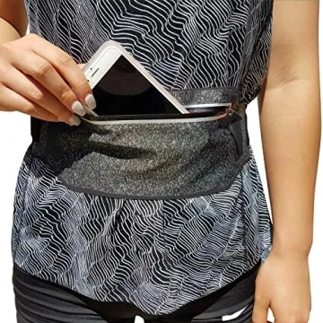 Super Slim Water Resistant Money Belt for Running & Travel