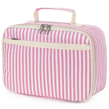 Bluboon Kids Girls Lunch Bag Insulated Lunch Box for school Corduroy Lunch Cooler Organizer School K...