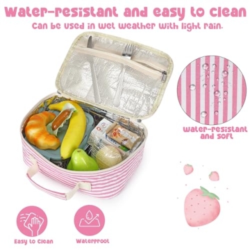 Bluboon Kids Insulated Lunch Bag for School