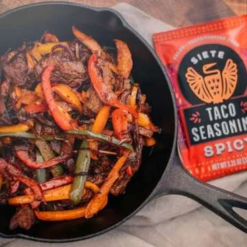 Siete Spicy Taco Seasoning | Vegan & Gluten Free | 6 Pack