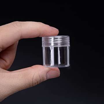 BigOtters 30 Grids Diamond Painting Storage Containers, Portable Bead Storage Organizer with Lids Small Diamond Painting Containers Glitter Containers for Crafts, Jewelry, 6.3 X 5.3 X 1.4inch