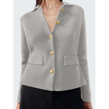 SuperPrity Women’s Lightweight Cardigan Blazer for Fall