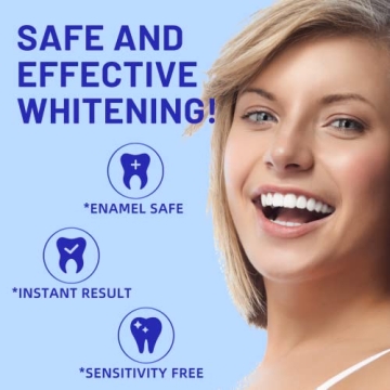 PERSMAX Non-Slip Teeth Whitening Strips for Sensitive Teeth