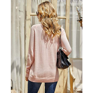 EC ELEGANTCHARM Women's Cozy Heart Patchwork Pullover