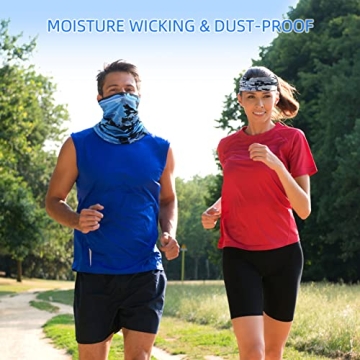 Stylish AZORINA 4 Pack Neck Gaiters for All Seasons