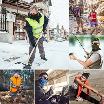 Stylish AZORINA 4 Pack Neck Gaiters for All Seasons