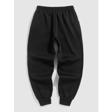 ZAFUL Men's Thermal Fleece Joggers for Comfort and Style
