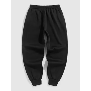 ZAFUL Men's Thermal Fleece Joggers for Comfort and Style