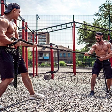 High Quality ZENY Exercise Battle Rope 30ft/40ft/50ft