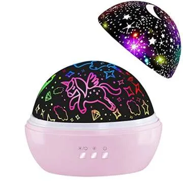 Enchanting Unicorn Star Projection Lamp for Kids