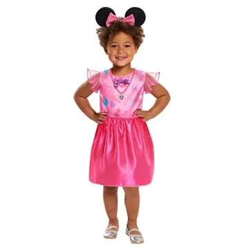 Disney Junior Minnie Mouse Bowdazzling Dress Up Trunk Set, Officially Licensed Kids Toys for Ages 3 Up by Just Play