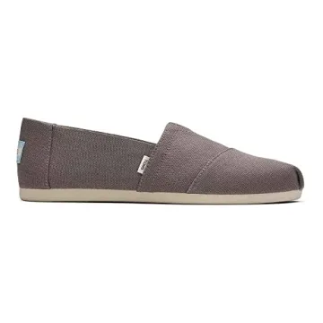 TOMS Women's Alpargata Loafer Flat in Grey - Stylish Comfort