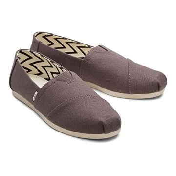 TOMS Women's Alpargata Loafer Flat in Grey - Stylish Comfort