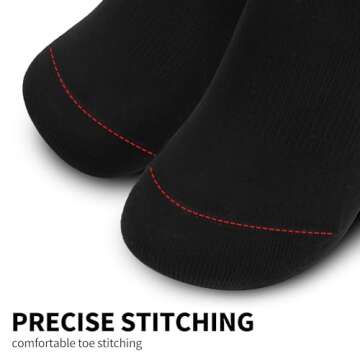 VOROLO No Show Socks for Womens,Low Cut Ankle Socks,Non Slip Flat Boat Invisible Liner Socks,Cotton Soft Cushion Athletic Socks(6 Pairs_Black2+White+Gray2+Beige_M)