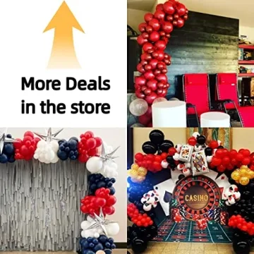 Bezente Premium Red Balloons for Weddings and Parties