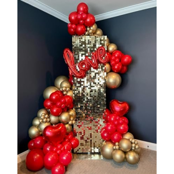 Bezente Premium Red Balloons for Weddings and Parties