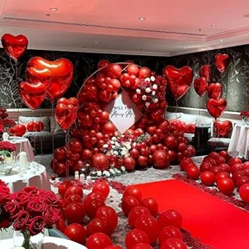 Bezente Premium Red Balloons for Weddings and Parties