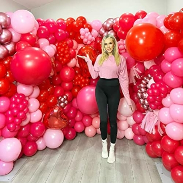 Bezente Premium Red Balloons for Weddings and Parties