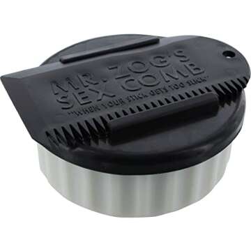 Sex Wax Container White/Black with Wax Comb