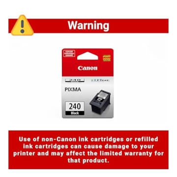 Canon PG-240 Genuine Black Ink Cartridge for Canon Printers