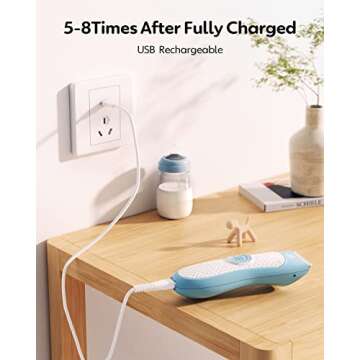 Baby Hair Clippers Quiet Hair Trimmer for Kids Toddler, Silent Hair Clippers for Children with Autism, Waterproof Rechargeable Cordless Ceramic Blade Haircut Kit