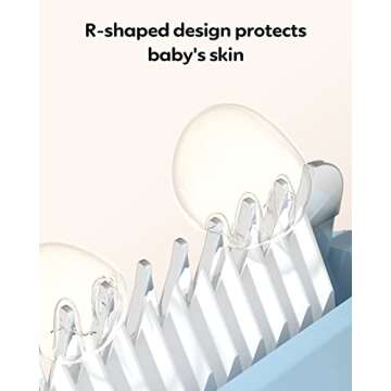 Baby Hair Clippers Quiet Hair Trimmer for Kids Toddler, Silent Hair Clippers for Children with Autism, Waterproof Rechargeable Cordless Ceramic Blade Haircut Kit