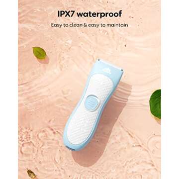 Baby Hair Clippers Quiet Hair Trimmer for Kids Toddler, Silent Hair Clippers for Children with Autism, Waterproof Rechargeable Cordless Ceramic Blade Haircut Kit