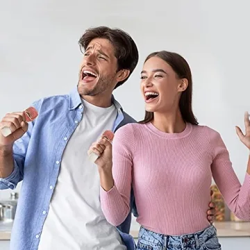 Retro Bluetooth Karaoke Speaker Set Perfect for Kids and Adults