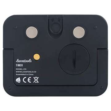 Lavatools KT3 Kitchen Timer & Stopwatch, Large Digits, Loud Alarm, Mute Function, Quick-Set Buttons, Hang Hole, Magnetic Stand for Cooking and Classroom