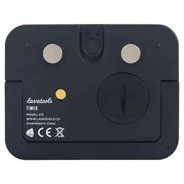 Lavatools KT3 Kitchen Timer & Stopwatch, Large Digits, Loud Alarm, Mute Function, Quick-Set Buttons, Hang Hole, Magnetic Stand for Cooking and Classroom