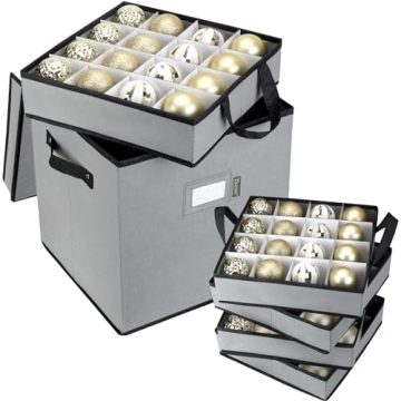 BALEINE Ornament Storage Box - Secure & Stylish Holiday Solution