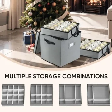 BALEINE Ornament Storage Box - Secure & Stylish Holiday Solution