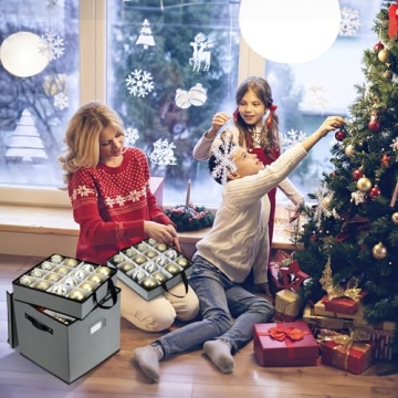 BALEINE Ornament Storage Box - Secure & Stylish Holiday Solution