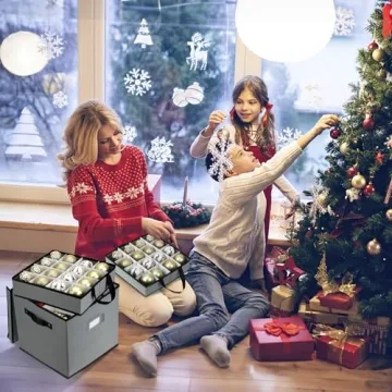 BALEINE Ornament Storage Box - Secure & Stylish Holiday Solution