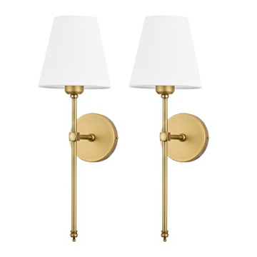 Elegant Bsmathom Wall Sconces Set of 2 for Home Lighting