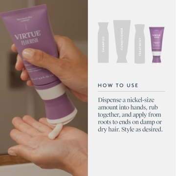 VIRTUE Flourish Thickening Styling Treatment for Fine Hair