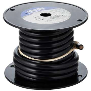 Ancor 114002 Tinned Copper Battery Cable - Durable 25ft