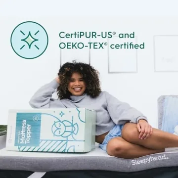 Sleepyhead Twin XL Cooling Gel Infused Mattress Topper