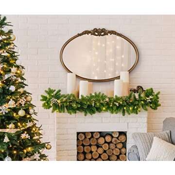 Kate and Laurel Arendahl Glam Ornate Mirror, 27 x 18.75, Gold, Traditional Baroque Inspired Wall Decor