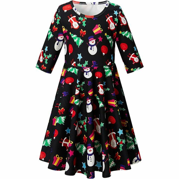 BFUSTYLE Girl Print Dress
