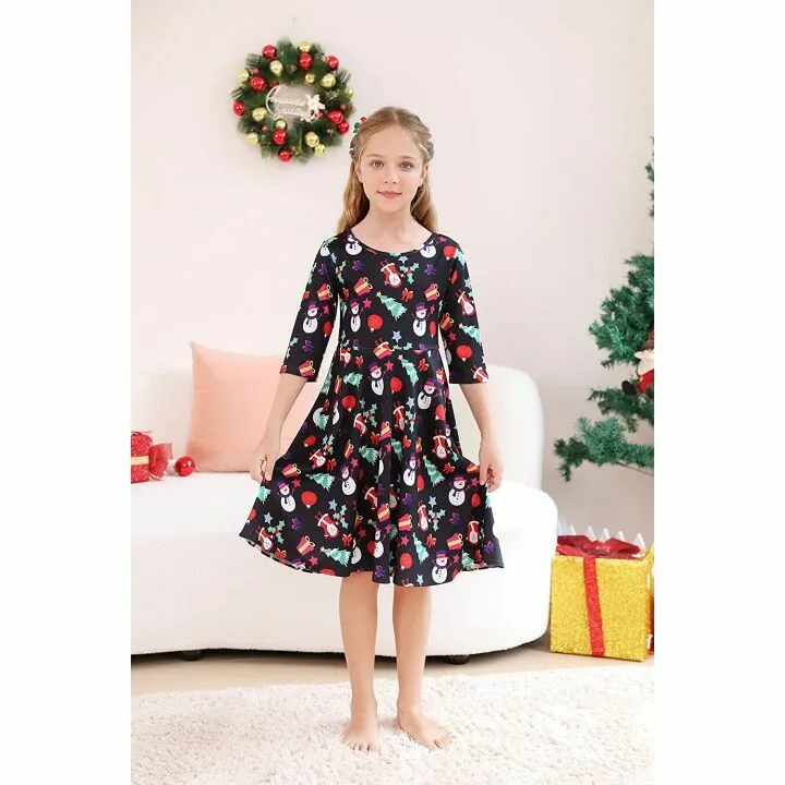 BFUSTYLE Girl Print Dress