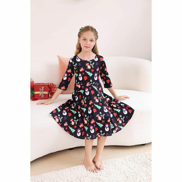BFUSTYLE Girl Print Dress