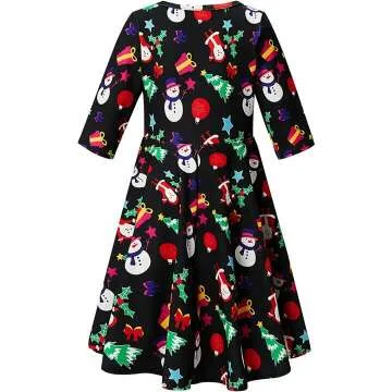 BFUSTYLE Girl Print Dress