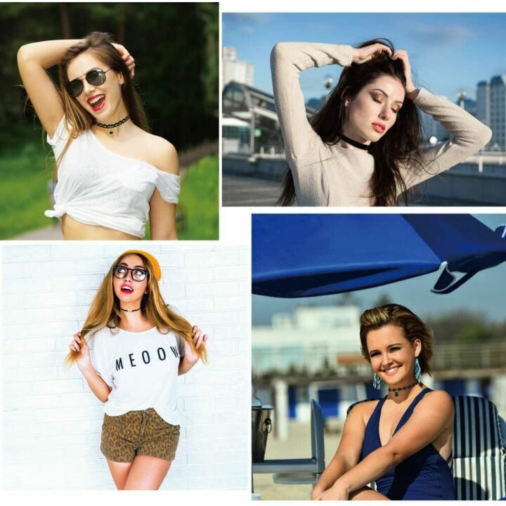 PAXCOO 32 PCS Choker Necklace Set for Women & Girls