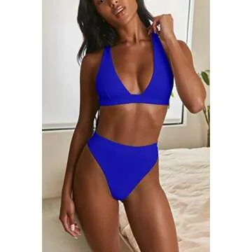 Fatty Tiger High Waisted Thong Bikini Set for Women