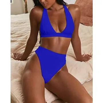 Fatty Tiger High Waisted Thong Bikini Set for Women