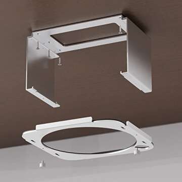 SENGTEK Under Desk Mount for Apple Mac Studio M1 M2, Mac Mini (2010-2023) - Dust-Free, Clutter-Free, Scratch-Free, Aluminum, Quick Removal & Easy Installation