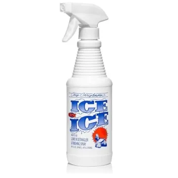 Chris Christensen Ice on Ice Detangler and Finishing Dog Spray, Groom Like a Professional, Ready to ...